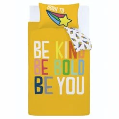 Born To Be You 100% Organic Cotton Duvet Cover and Pillowcase Set Patterned, Duvet Cover Sets, Reversible 8 Born To Be You 100% Organic Cotton Duvet Cover and Pillowcase Set Patterned, Duvet Cover Sets, Reversible -Eve Home And Furniture Shop 30747216 alt03