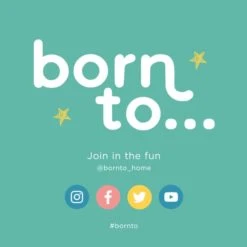 Born To Be You Shooting Star Organic Cotton Fitted Sheet Stars, 28cm, Fitted Sheets -Eve Home And Furniture Shop 30747218 alt02