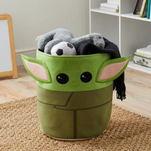 Star Wars Baby Grogu Storage Tub Viscose, Polyester, Storage Baskets -Eve Home And Furniture Shop 30747228