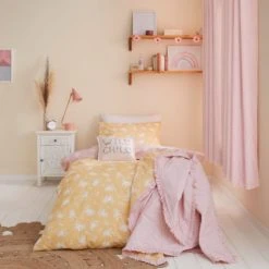 Dunelm Country Patchwork 100% Cotton Twin Duvet Cover and Pillowcase Set Floral, Reversible, MultiColoured -Eve Home And Furniture Shop 30747295 alt03