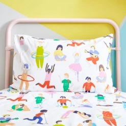 Dunelm Young Minds Keep Active 100% Cotton Duvet Cover and Pillowcase Set Kids, Patterned, Duvet Cover Sets 8 Dunelm Young Minds Keep Active 100% Cotton Duvet Cover and Pillowcase Set Kids, Patterned, Duvet Cover Sets -Eve Home And Furniture Shop 30747304 alt02
