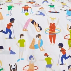 Dunelm Young Minds Keep Active 100% Cotton Duvet Cover and Pillowcase Set Kids, Patterned, Duvet Cover Sets 10 Dunelm Young Minds Keep Active 100% Cotton Duvet Cover and Pillowcase Set Kids, Patterned, Duvet Cover Sets -Eve Home And Furniture Shop 30747304 alt04