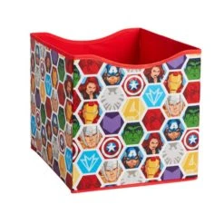 Marvel Pack of 2 Storage Cubes Fabric, Polyester, Cube Storage 11 Marvel Pack of 2 Storage Cubes Fabric, Polyester, Cube Storage -Eve Home And Furniture Shop 30747328 alt04