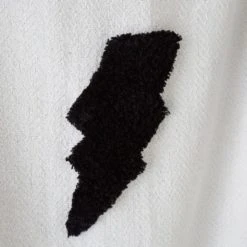 Dunelm Tufted Lightening Throw Geometric, Cotton, Blankets & Throws -Eve Home And Furniture Shop 30747401 alt02