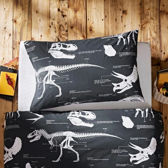 Natural History Museum Fossil Forager 100% Cotton Duvet Cover and Pillowcase Set Duvet Cover Sets, Kids, Reversible 3 Natural History Museum Fossil Forager 100% Cotton Duvet Cover and Pillowcase Set Duvet Cover Sets, Kids, Reversible - Image 3