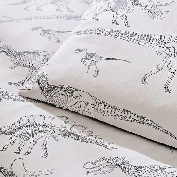 Natural History Museum Fossil Forager 100% Cotton Duvet Cover and Pillowcase Set Duvet Cover Sets, Kids, Reversible 5 Natural History Museum Fossil Forager 100% Cotton Duvet Cover and Pillowcase Set Duvet Cover Sets, Kids, Reversible - Image 5