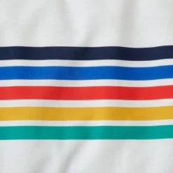 Dunelm Retro Stripe 100% Cotton Duvet Cover and Pillowcase Set Striped, Reversible, MultiColoured -Eve Home And Furniture Shop 30747607 alt04