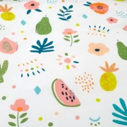 Dunelm Jungle Carnival 100% Cotton Duvet Cover and Pillowcase Set Duvet Cover Sets, Teal (Green), Kids -Eve Home And Furniture Shop 30747612 alt05