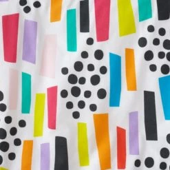 Dunelm Elements Abstract 100% Cotton Duvet Cover and Pillowcase Set Duvet Cover Sets, MultiColoured, Reversible -Eve Home And Furniture Shop 30747615 alt05