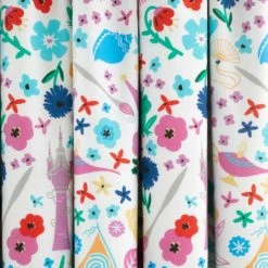 Disney Princess Magical Pencil Pleat Curtains MultiColoured, Cotton, Kids -Eve Home And Furniture Shop 30747619 alt02