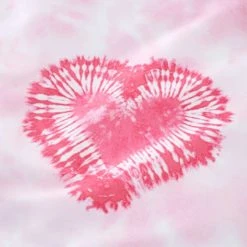 Dunelm Tie Dye Hearts Duvet Cover and Pillowcase Set Duvet Cover Sets, Pink, Kids -Eve Home And Furniture Shop 30747629 alt04