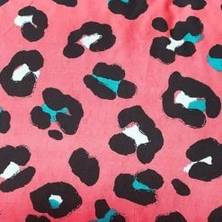 Style Lab Leopard Teal and Coral Duvet Cover and Pillowcase Set Duvet Cover Sets, Reversible, Teal (Green) -Eve Home And Furniture Shop 30749071 alt04