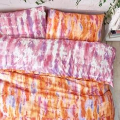 Style Lab Tie Dye Duvet Cover and Pillowcase Set Abstract, MultiColoured, Polycotton 9 Style Lab Tie Dye Duvet Cover and Pillowcase Set Abstract, MultiColoured, Polycotton -Eve Home And Furniture Shop 30749083 alt02