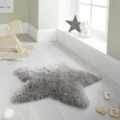 Flair Fluffy Star Rug Rugs, Kids, Polyester -Eve Home And Furniture Shop 30751615