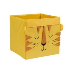 Dunelm Tiger Felt Foldable Box Storage Boxes, Fabric, Kids -Eve Home And Furniture Shop 30754133 alt02