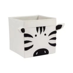 Dunelm Zebra Felt Foldable Box Kids, Animals, Folding -Eve Home And Furniture Shop 30754134 alt02
