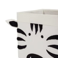Dunelm Zebra Felt Foldable Box Kids, Animals, Folding -Eve Home And Furniture Shop 30754134 alt03
