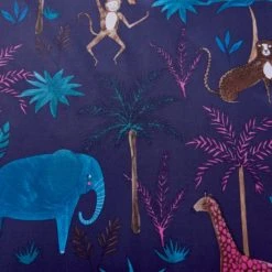 Dunelm Jungle Friends Reversible Duvet Cover and Pillowcase Set Kids, Duvet Cover Sets, Polycotton -Eve Home And Furniture Shop 30755016 alt04