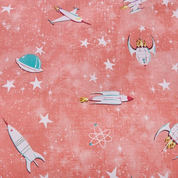 Dunelm Space Explorer Reversible Duvet Cover and Pillowcase Set Duvet Cover Sets, Kids, MultiColoured 5 Dunelm Space Explorer Reversible Duvet Cover and Pillowcase Set Duvet Cover Sets, Kids, MultiColoured - Image 5