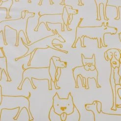 Dunelm Doodle Dogs Reversible Duvet Cover and Pillow Set Polycotton, Duvet Cover Sets, MultiColoured -Eve Home And Furniture Shop 30755024 alt05