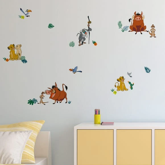Disney Lion King Wall Stickers Animals, Paper, Made in the UK 1 Disney Lion King Wall Stickers Animals, Paper, Made in the UK