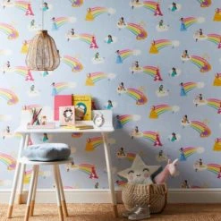 Disney Princess Magical Wallpaper Made in the UK, Paper, Kids