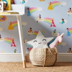 Disney Princess Magical Wallpaper Made in the UK, Paper, Kids -Eve Home And Furniture Shop 30757426 alt04