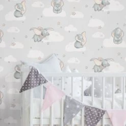 NuWallpaper Disney Nu Wall Self Adhesive Dumbo Wallpaper Paper, Made in the UK, Kids -Eve Home And Furniture Shop 30757440 alt05